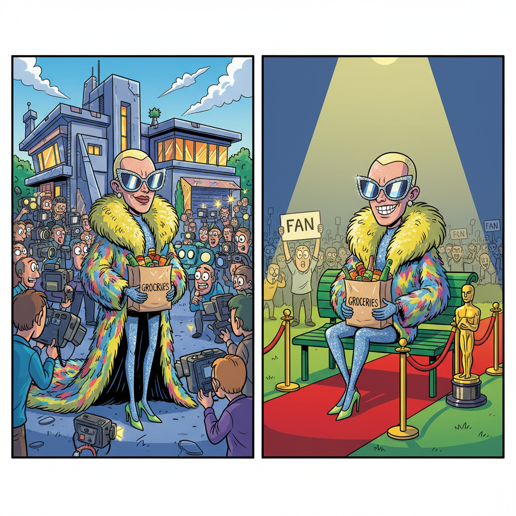 Celebrity Spotted Engaging In Act Of Leaving House With Possessions