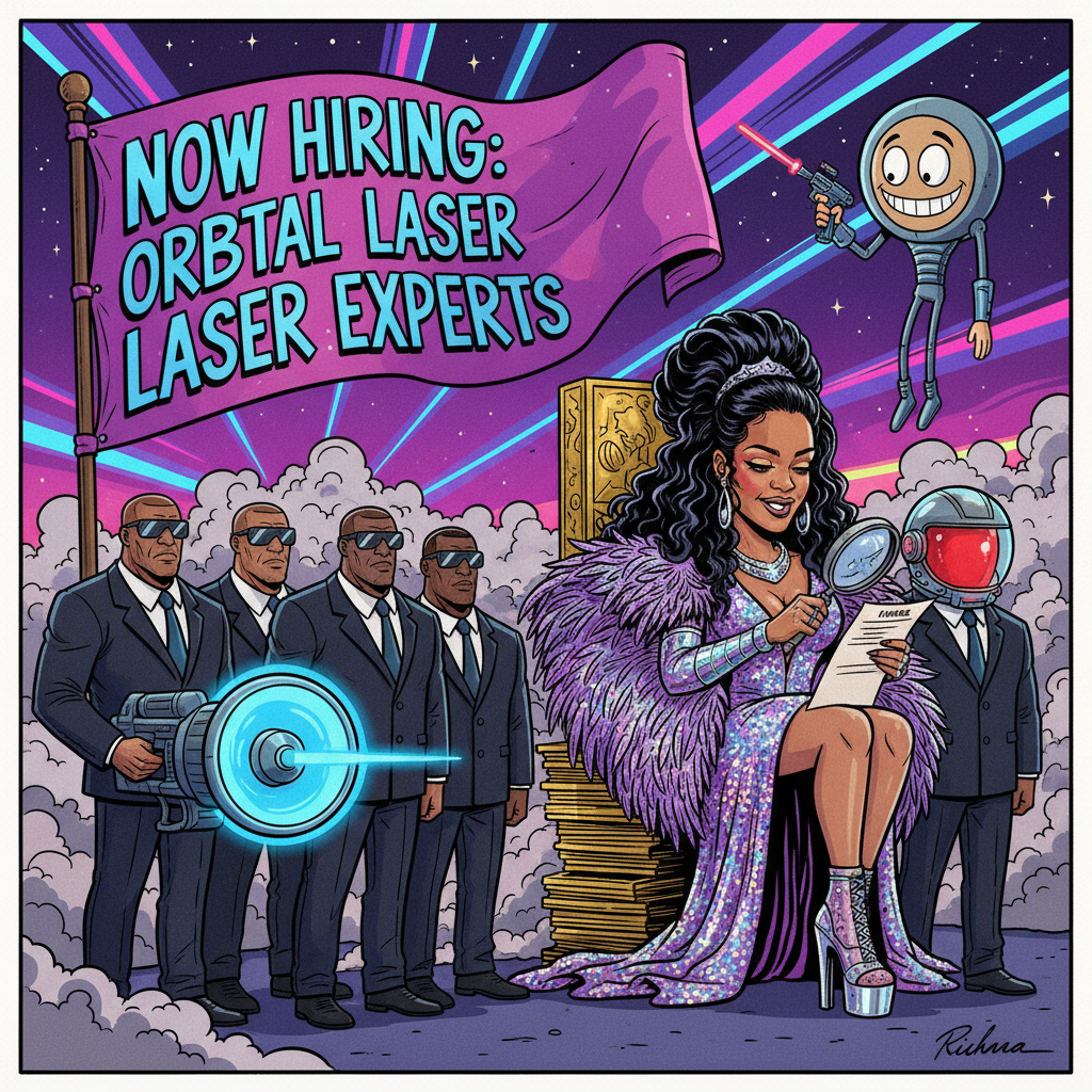 Rihanna’s Security Team Now Accepting Resumes For Positions Requiring Orbital Laser Experience