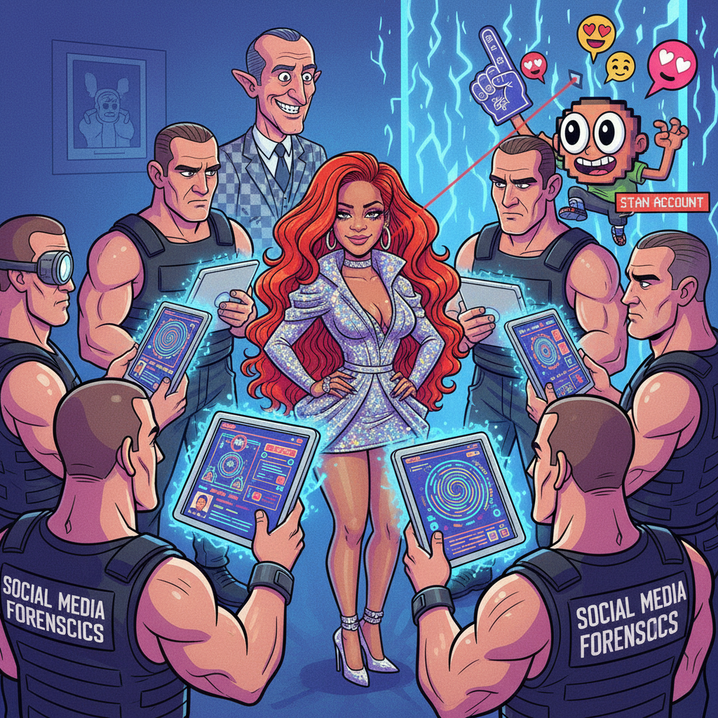 Rihanna’s Security Detail Now Includes Dedicated Social Media Forensics Team