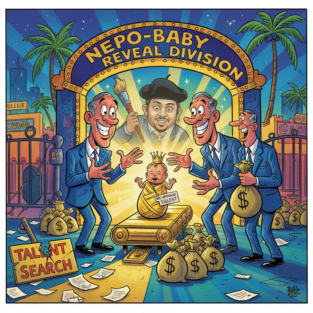 Hollywood Studio Launches New 'Nepo-Baby Reveal' Division After Decades Of Failed Talent Searches