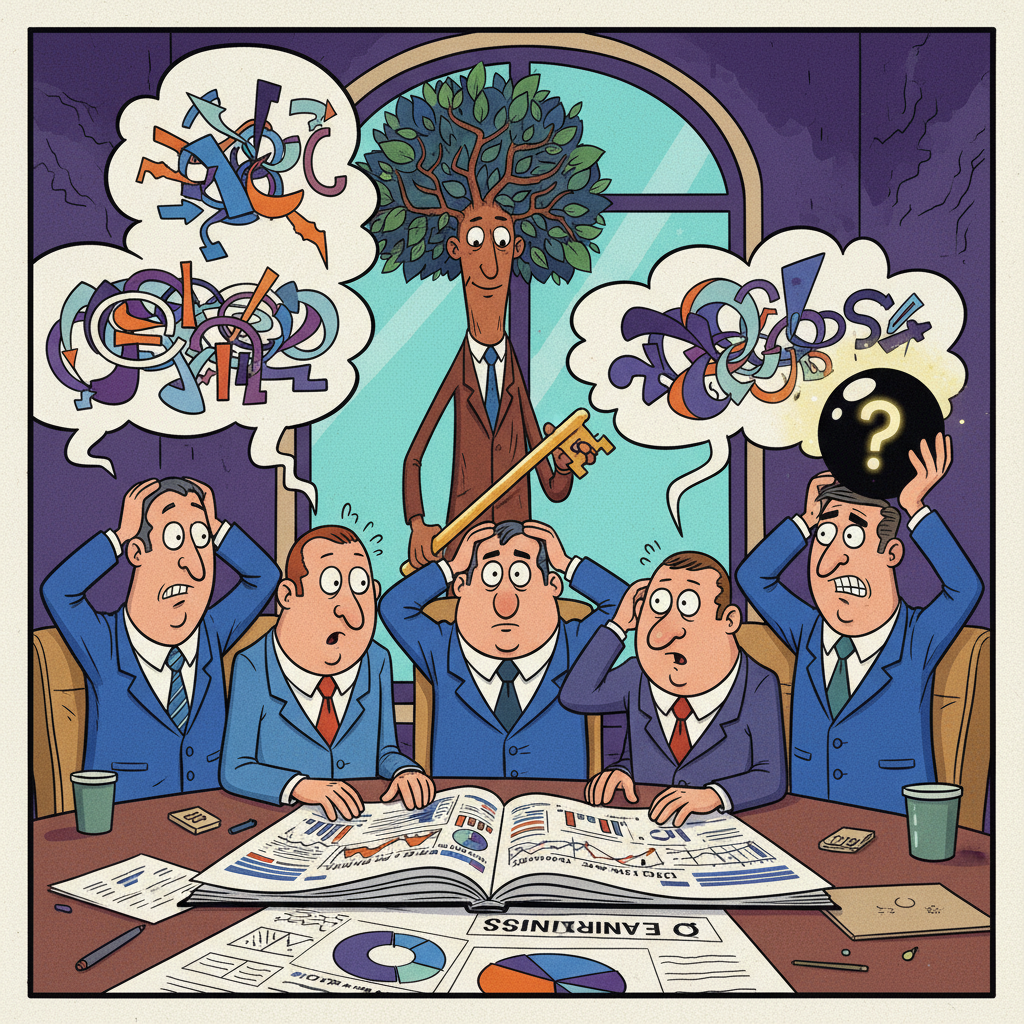 Nation’s Financial Analysts Confirm They Are Also Just Guessing What Half These Terms Mean