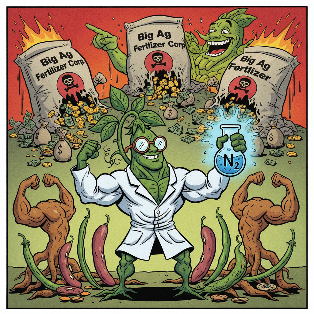 Leguminous Plants Achieve Self-Sufficiency, Threaten Global Fertilizer Market