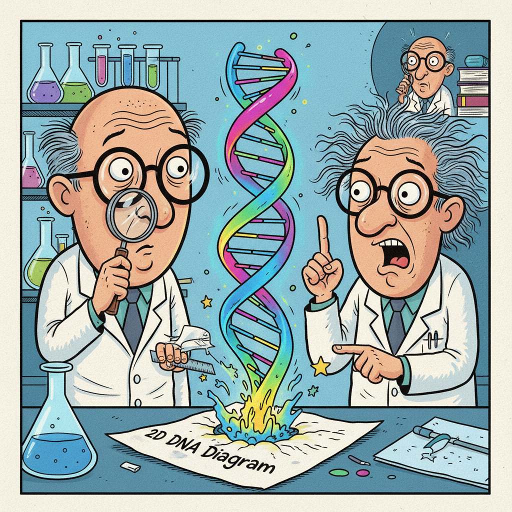 Scientists Discover DNA Not Actually A Flat Piece Of Paper