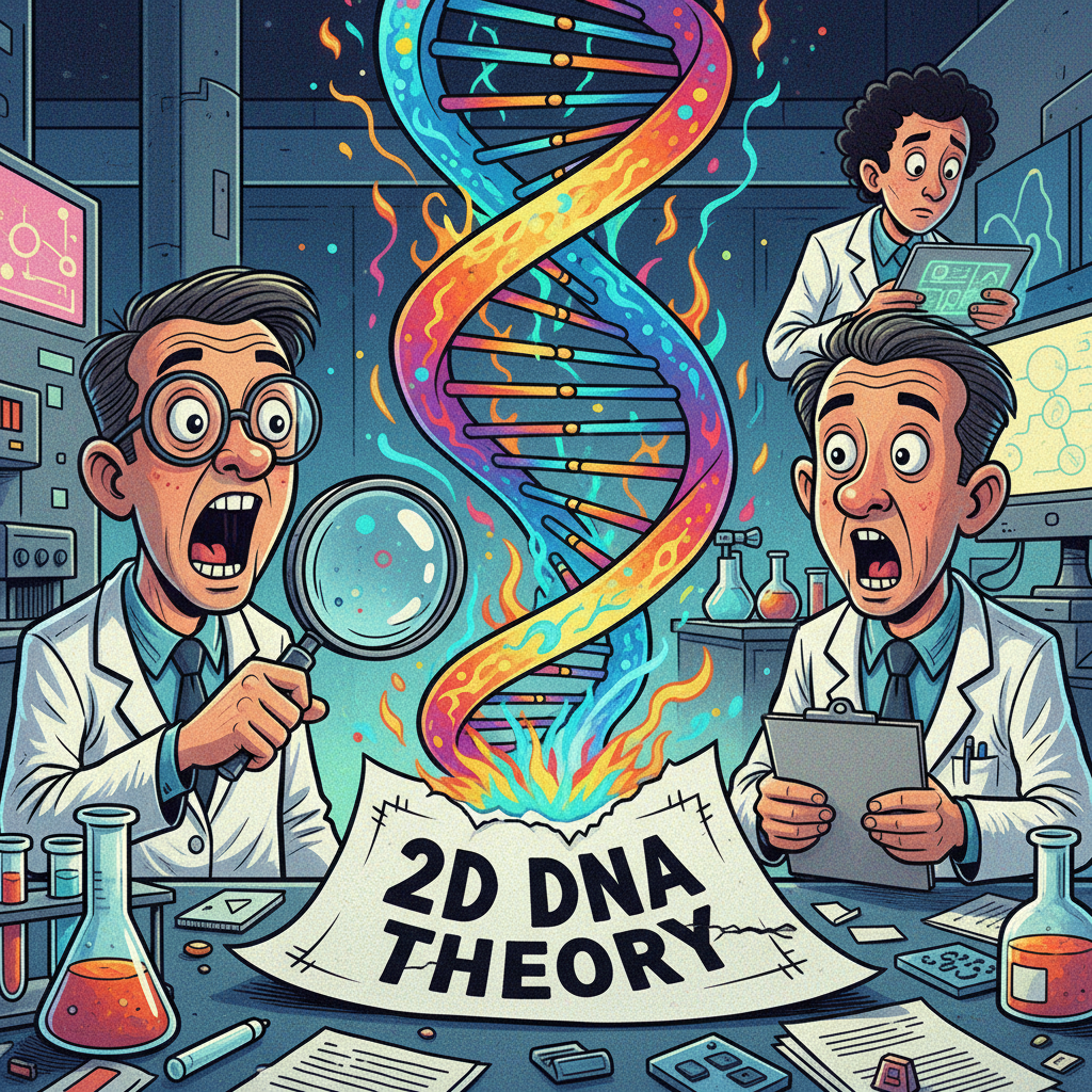 BREAKING: Scientists Discover DNA Is Not A Flat, Two-Dimensional Blueprint