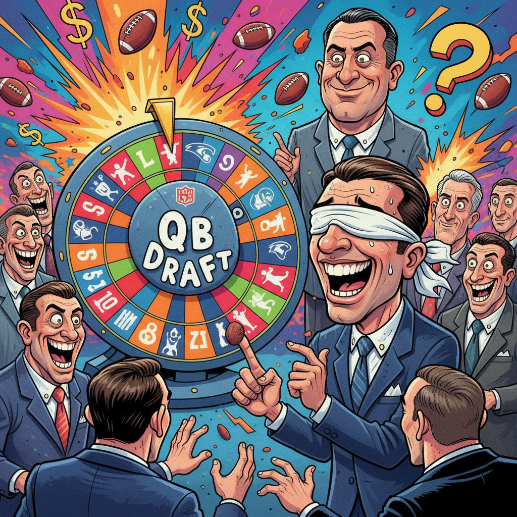 NFL Teams Announce New 'QB Roulette' Draft Strategy For 2026 Season