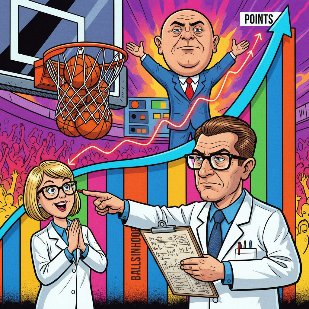 Sports Analysts Confirm: Ball Goes Into Hoop More Often When Team Scores