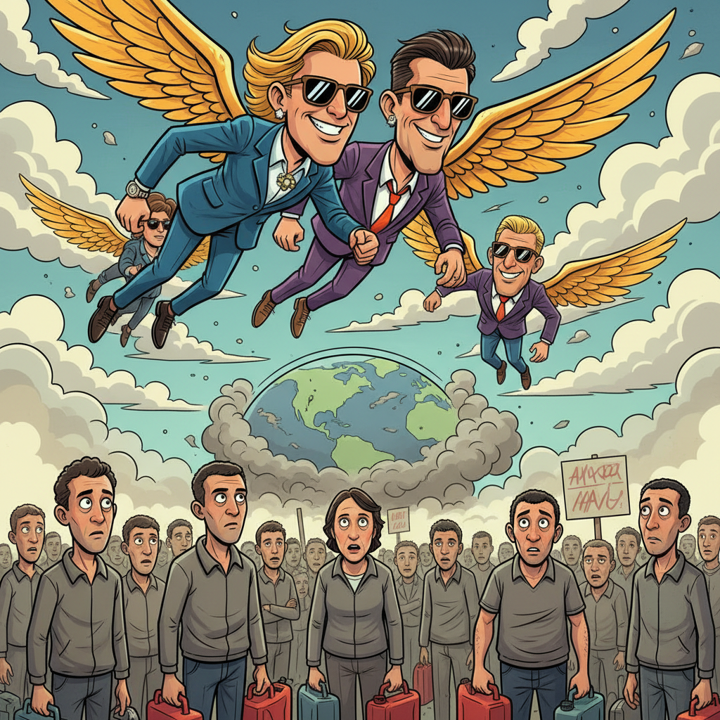 Celebrities Discover They Can Just Fly Anywhere They Want, Whenever They Want