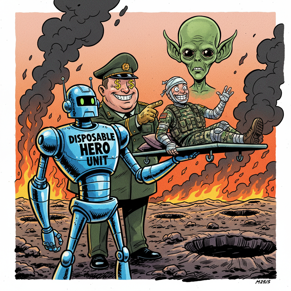 Army Unveils New 'Disposable Hero' Robot Program For Casualty Evacuation