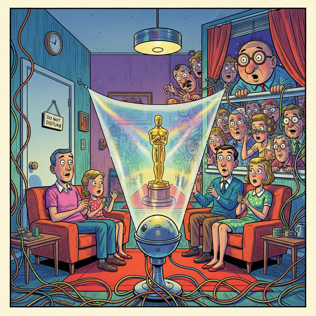 Academy Announces 2026 Oscars Will Be Broadcast Exclusively Via Holographic Projection Into Your Neighbor's Living Room