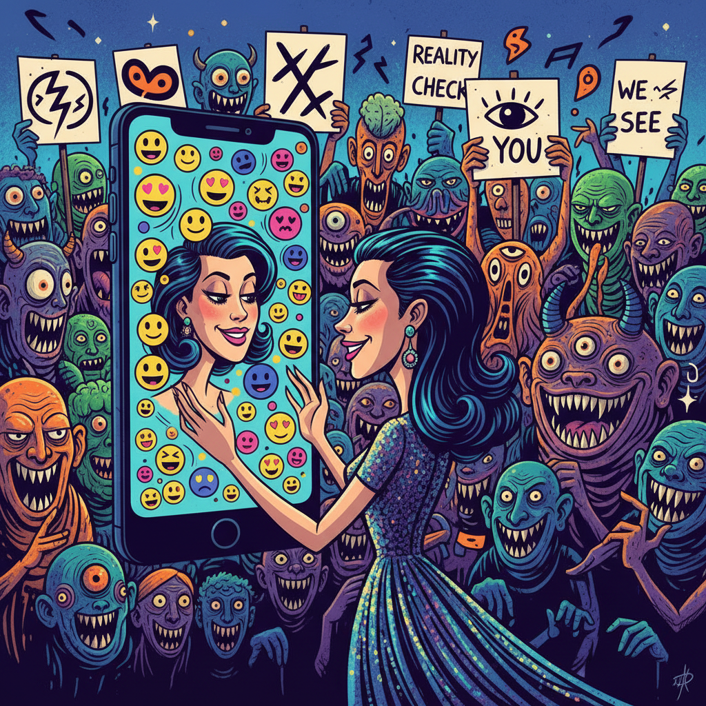 Nation's Celebrities Confident Social Media Is Just A Very Large, Unblinking Mirror