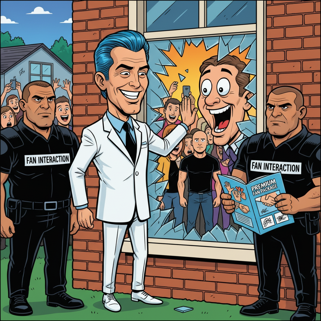 Celebrity Security Firms Now Offering 'Fan Interaction' Packages For Targeted Homes