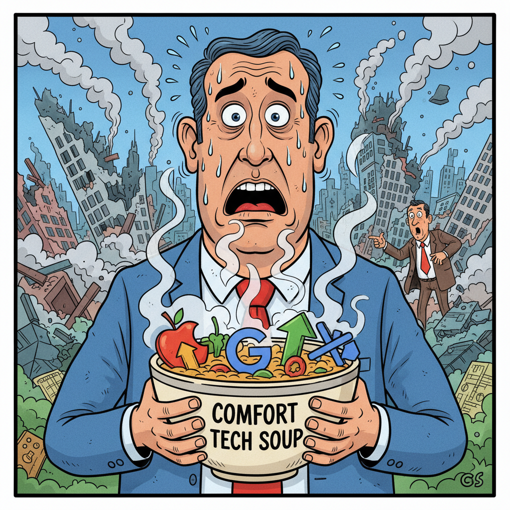 Big Tech Stocks Now Considered 'Comfort Food' For Panicked Investors