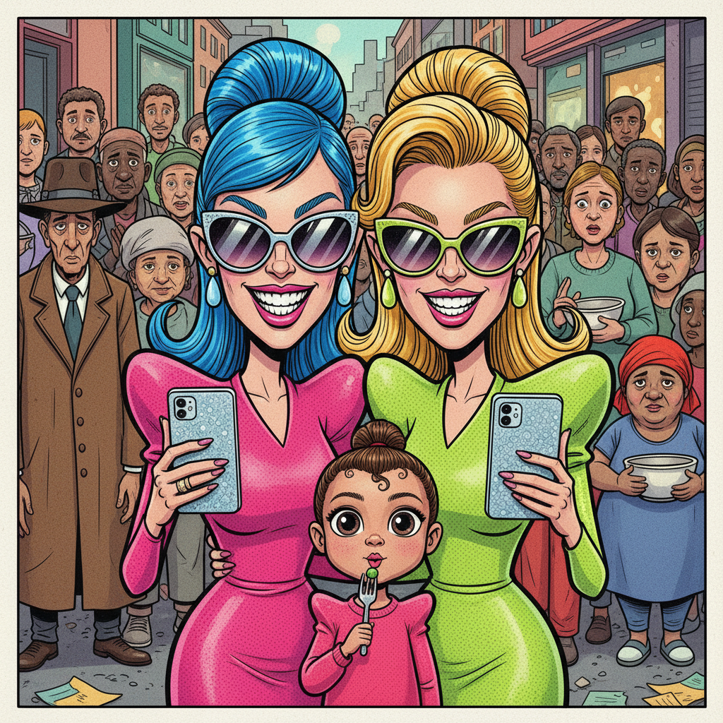 Celebrities Now Required To Publicly Document Their Children's Humanity For Societal Benefit