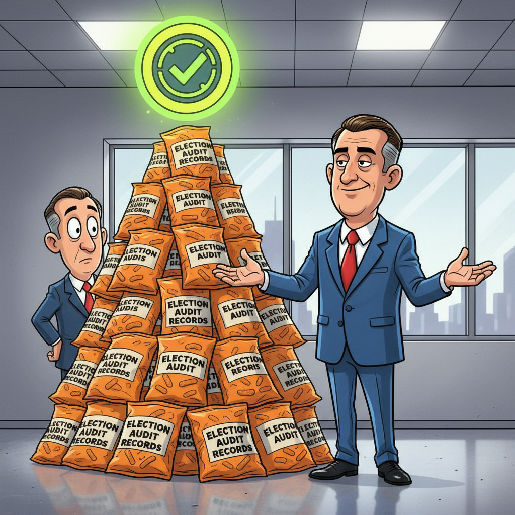 Arizona Election Audit Records Finally Released, Contain Only Unopened Bags of Cheetos