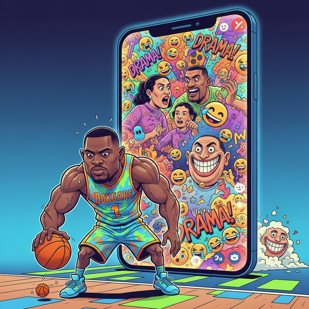 NBA Star Dwight Howard Spotted Enjoying Game While Family Drama Unfolds Live On TikTok