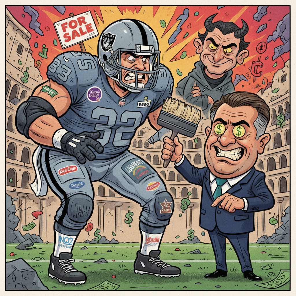 Raiders Sign Center To Record Deal, Immediately Begin Selling Naming Rights To His Knees