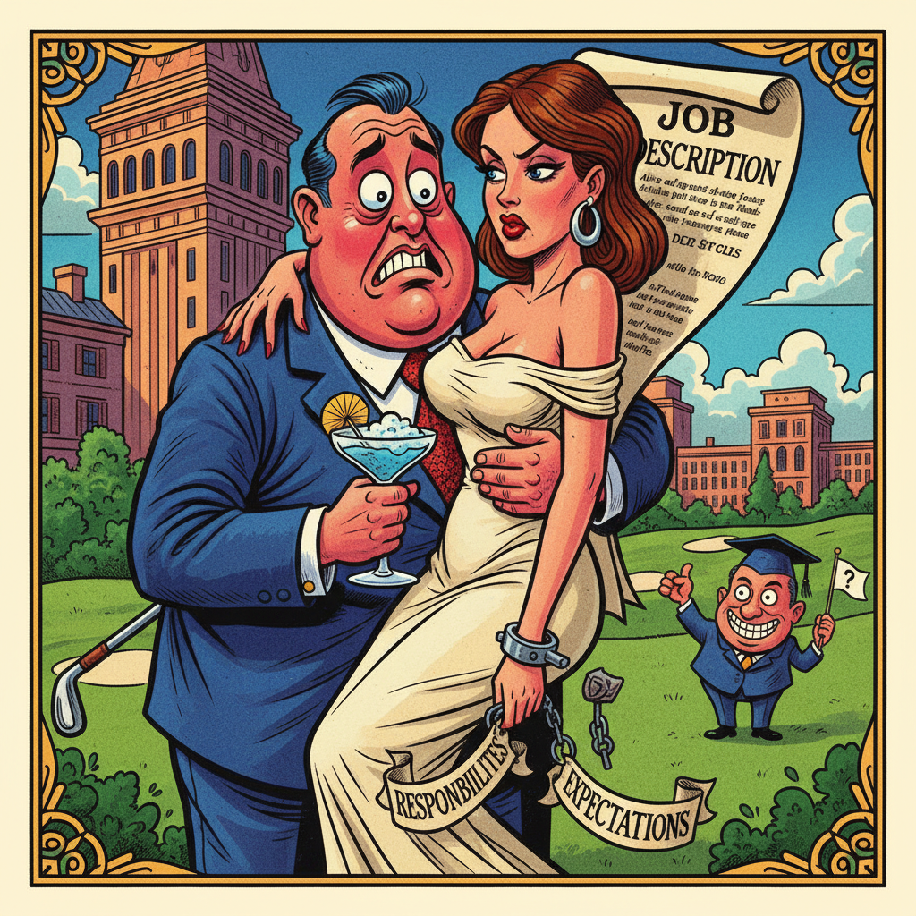 University President Resigns After Discovering 'Inappropriate Relationship' With Own Job Description