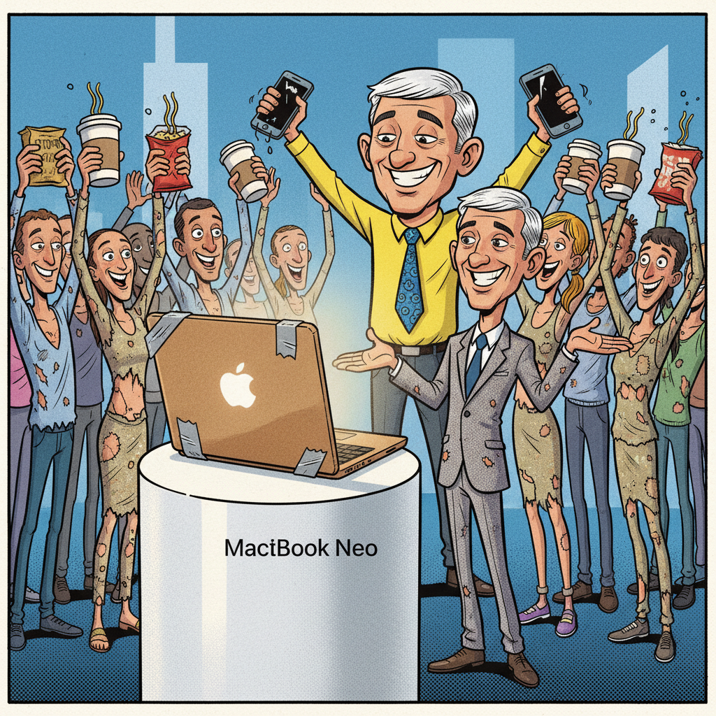 Apple Unveils 'MacBook Neo,' Aspirational Poverty Accessory For The Modern Professional