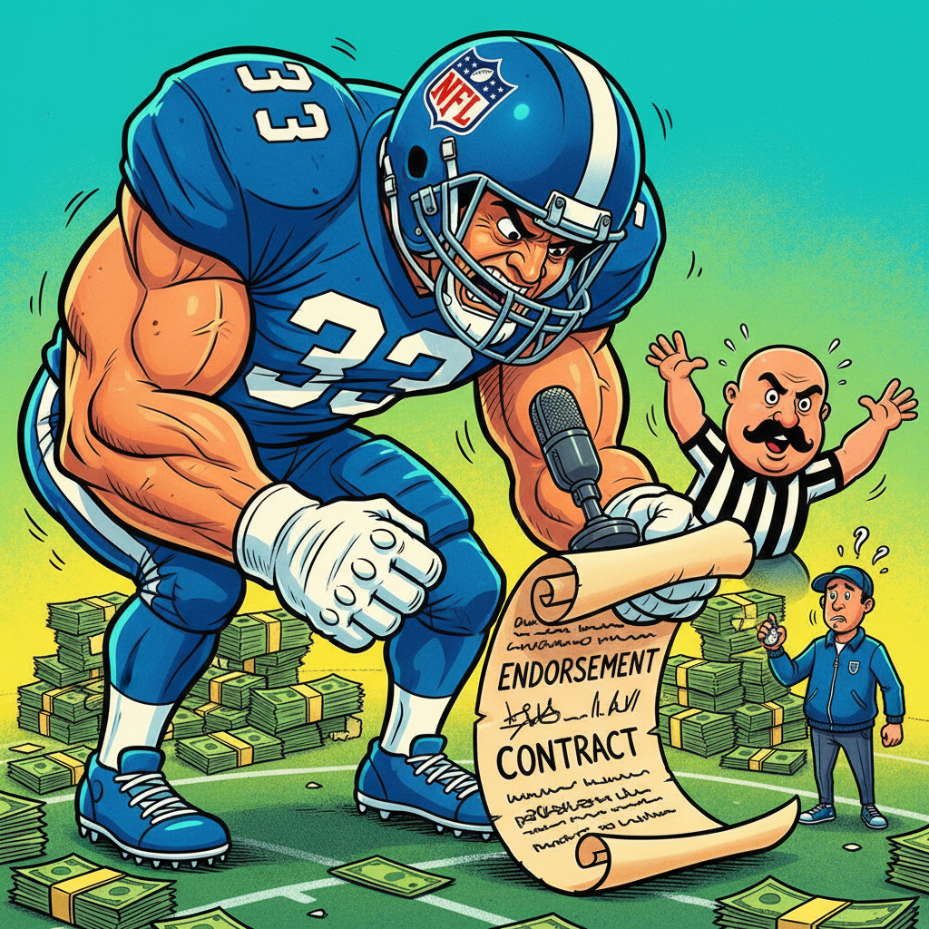 NFL Center Secures Record Deal, Immediately Begins Training for Post-Career Podcasting