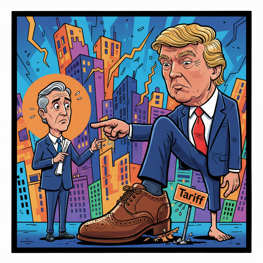 Shoe Manufacturer Sues Trump Admin Over Tariffs, Citing 'Unfair Advantage' Of Being Worn By Guy Who Imposed Them