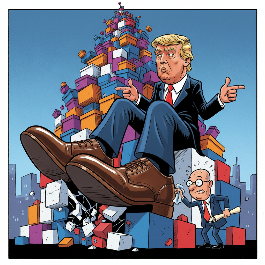 Trump’s Favorite Shoe Company Sues Administration, Citing ‘Unfair Burden of Supporting Our Own Brand Ambassador’