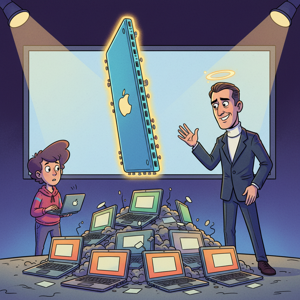 Apple Unveils MacBook 'Ultra-Pro-Max-Plus' Model, Immediately Renders All Previous Models 'Quaint'