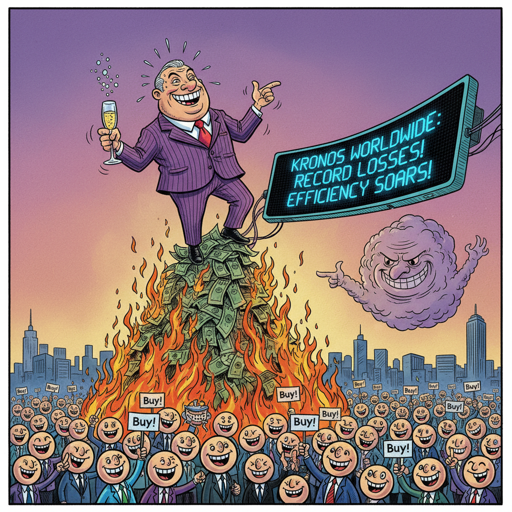 Company Reports Record-Breaking Losses, Market Cheers Its ‘Efficiency’ In Losing Money