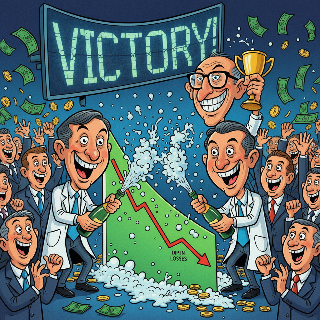 Biotech Firm Declares Victory After Losing Less Money Than Expected