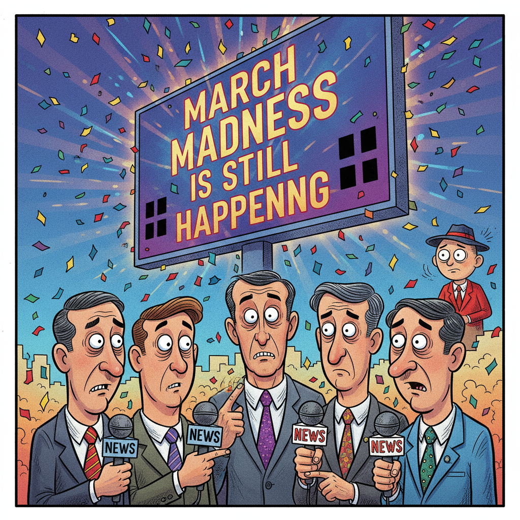 Nation's Sports Journalists Confirm March Madness Is, In Fact, Still Happening