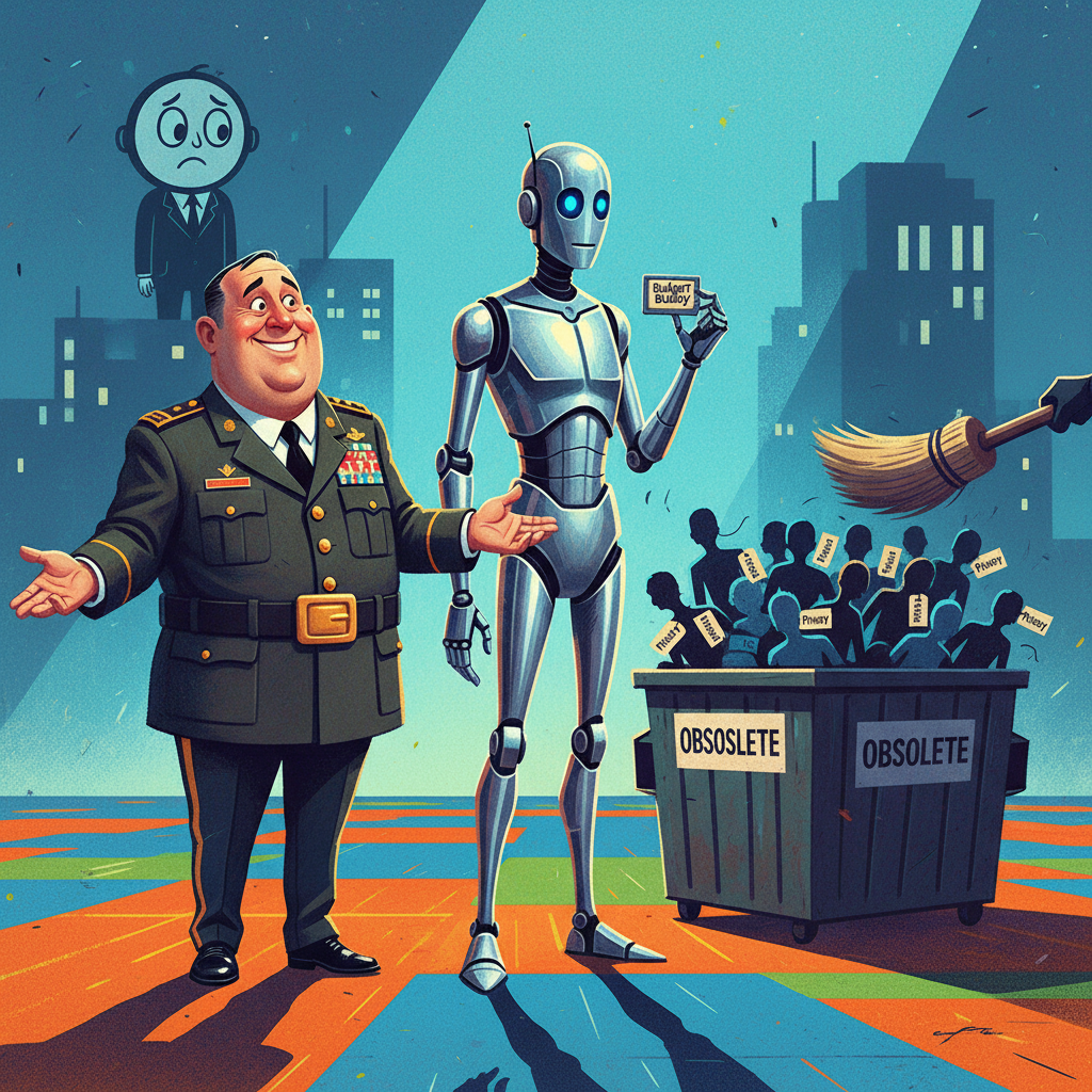 Pentagon Unveils New 'Budget Buddy' Program: Robots Designed To Be Cheaper Than Human Lives