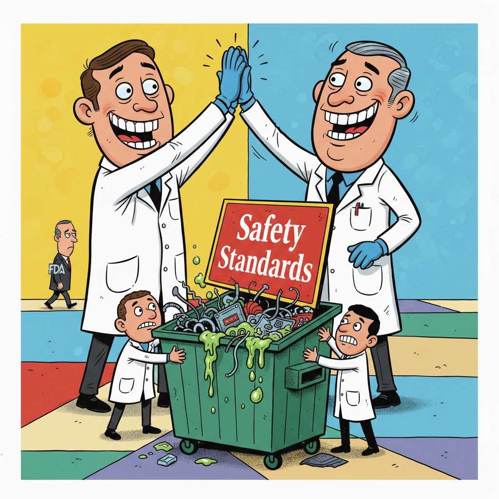 FDA Official’s Departure Prompts Biotech Sector To Immediately Lower All Safety Standards