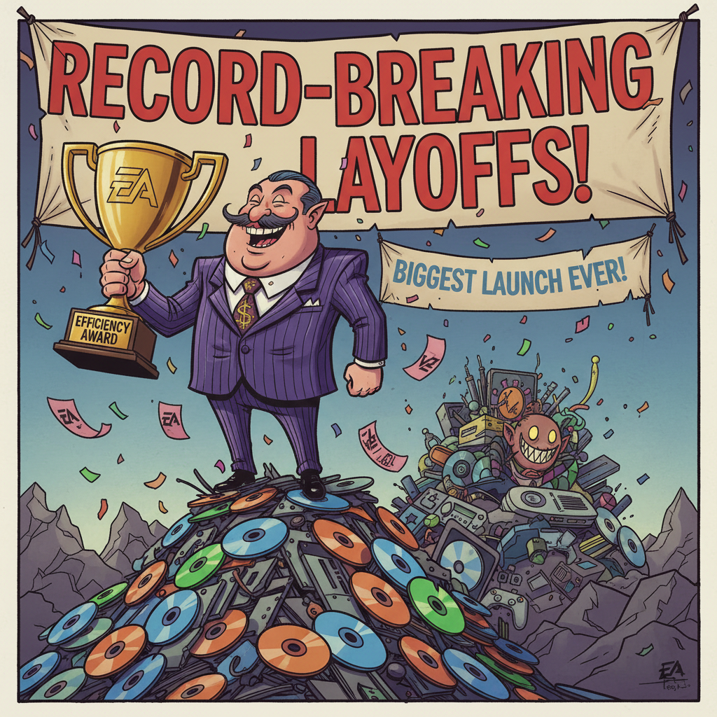 EA Celebrates 'Record-Breaking' Layoffs Following 'Biggest Launch in Franchise History'