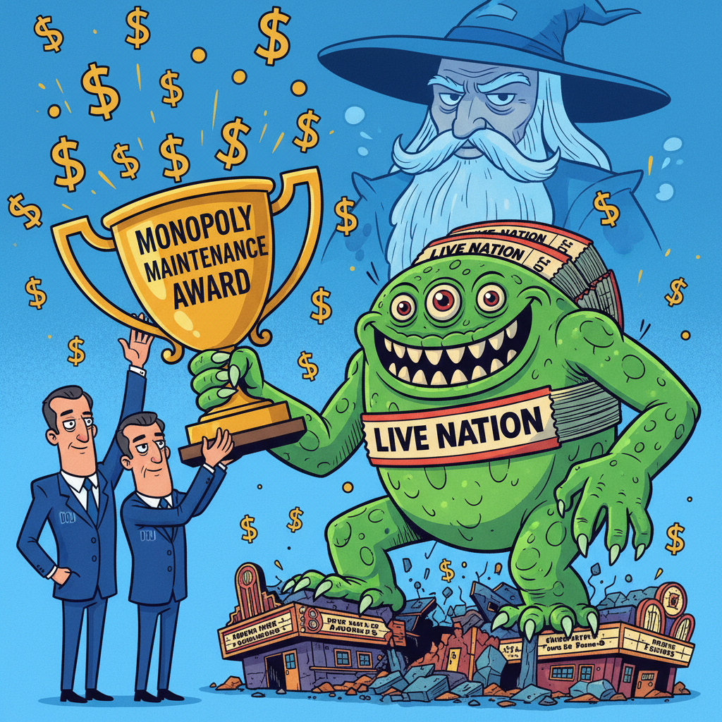 DOJ Praises Live Nation’s Innovative Approach To Monopoly Maintenance