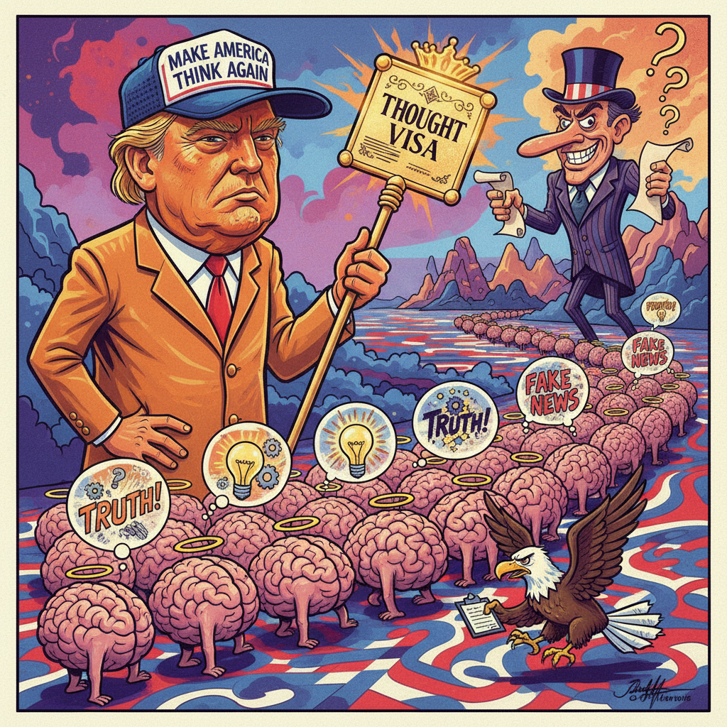 Former President Trump Announces New 'Thought Visa' Program for Approved Thinkers