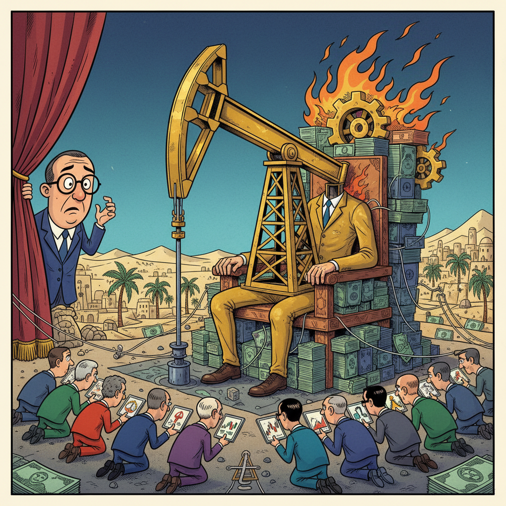 global economy confirms its only true god is the price of oil