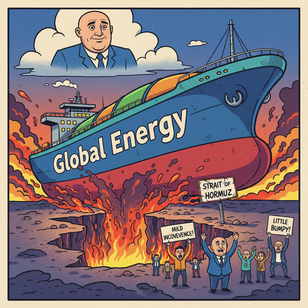 global energy markets brace for 'mild inconvenience' if Strait of Hormuz closes