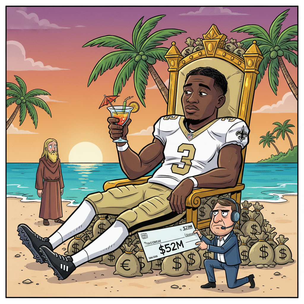 Saints Sign Running Back To Contract So Large He Will Immediately Retire