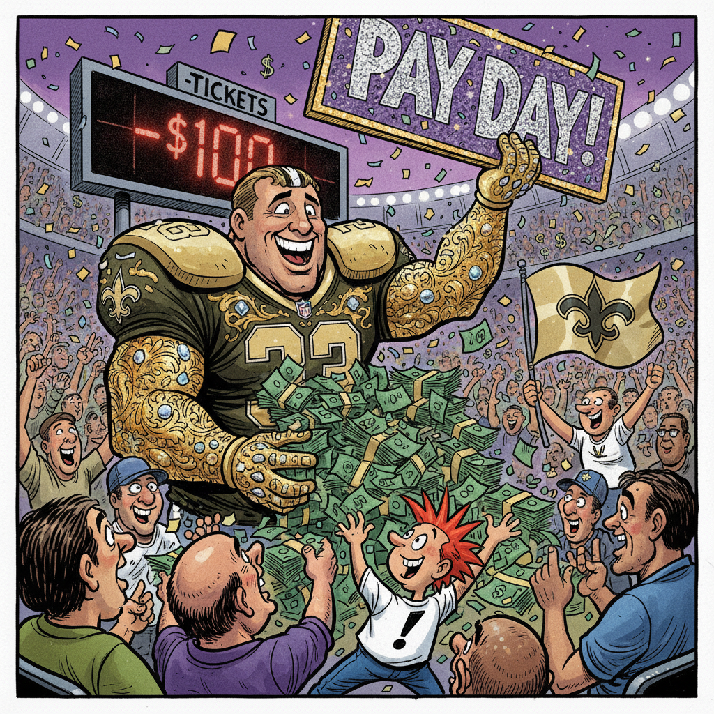 Saints Announce They Will Now Be Paying Fans To Attend Games