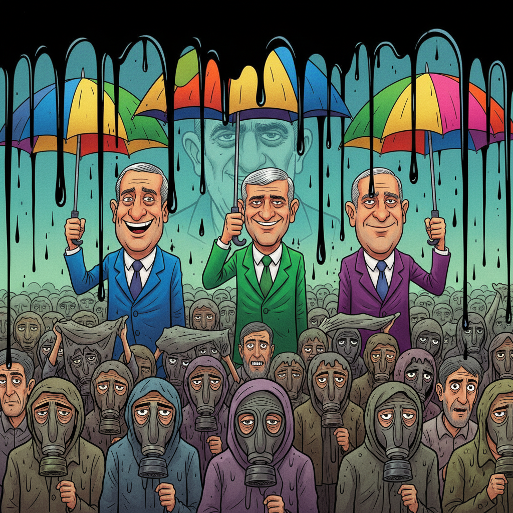 Iranian Officials Reassure Public That Black Rain Is Merely ‘Pre-Soaked Ash’ For Easier Cleanup