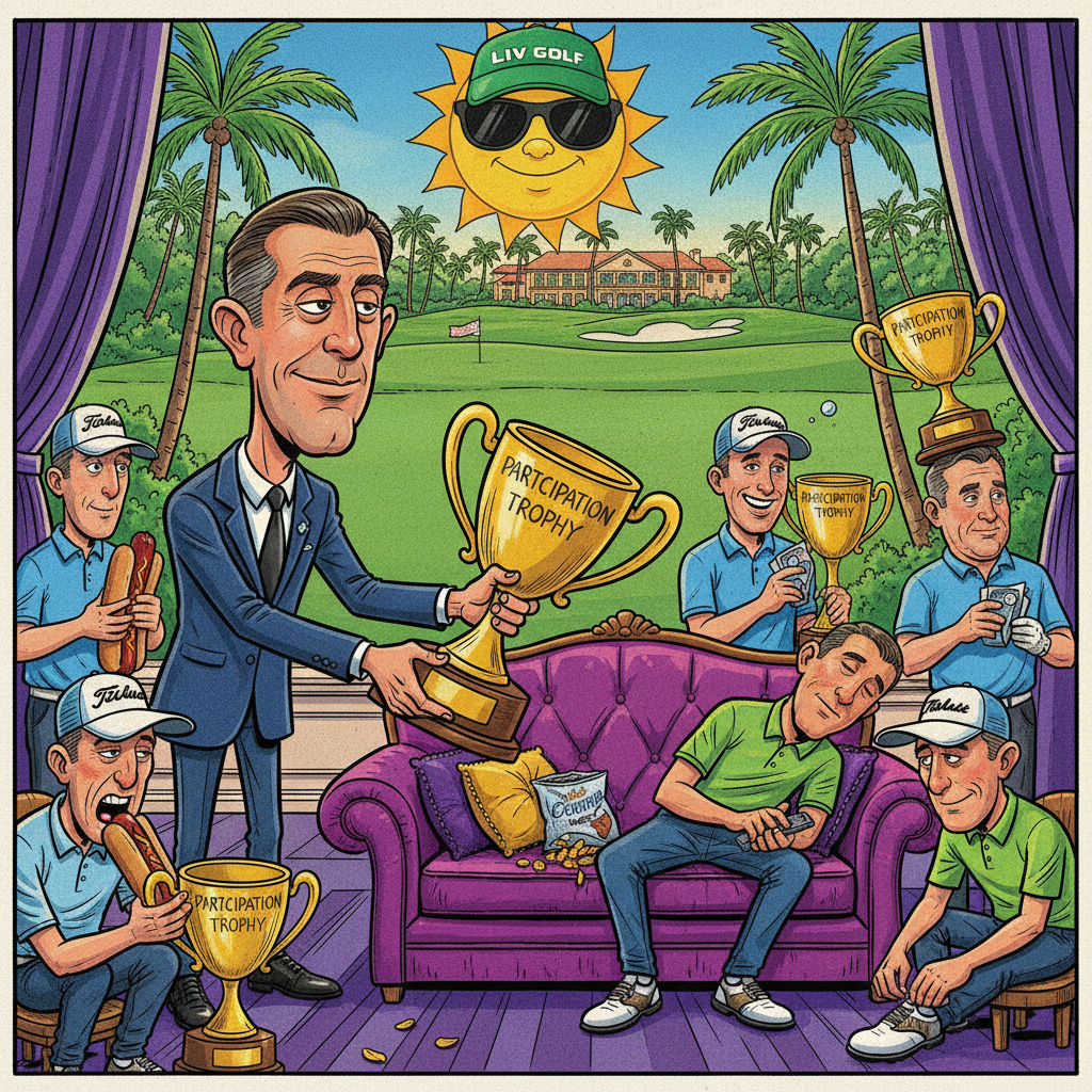 LIV Golf Announces Players Will Now Receive Points For Existing In The Same Room As A Golf Course