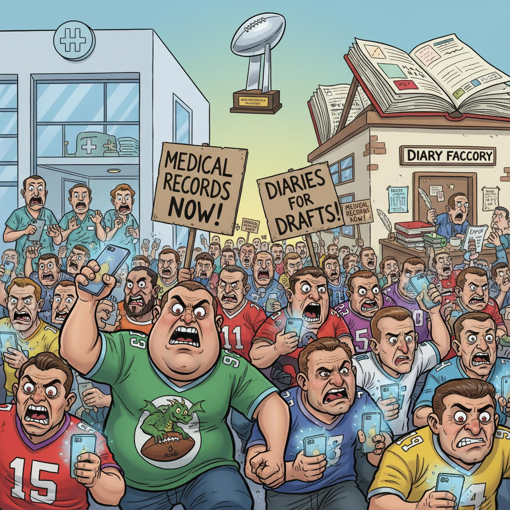 Nation’s Fantasy Football GMs Demand Immediate Access To Players’ Medical Records, Personal Diaries