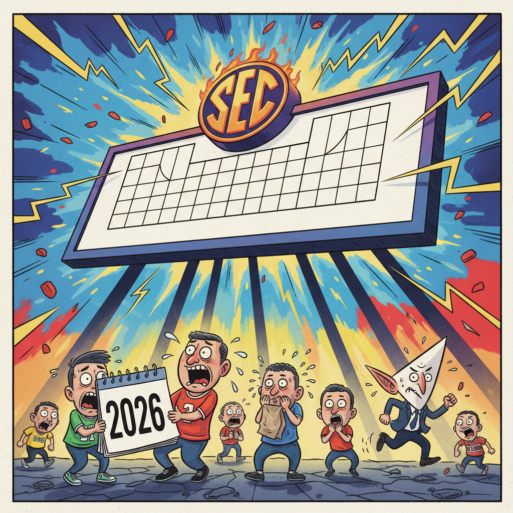 SEC Announces 2026 Tournament Bracket, Urges Fans To Begin Panicking Immediately