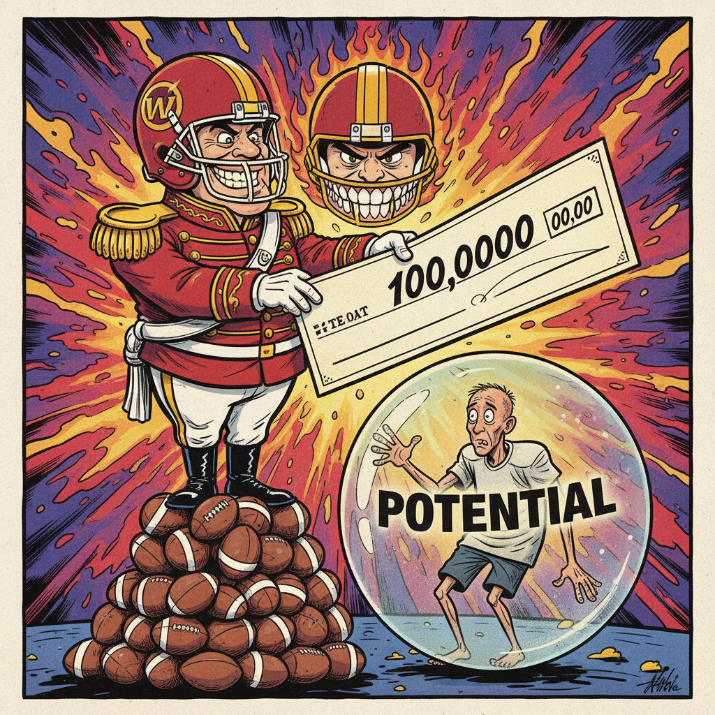 Commanders Sign Player To $100 Million Deal, Citing His 'Potential To Someday Be Good'