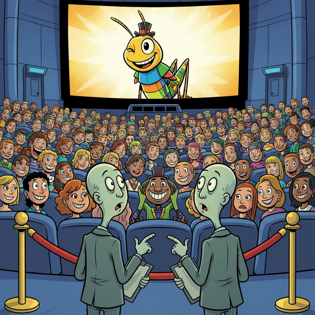 Nation’s Moviegoers Admit They Just Want To Be Happy For Two Hours