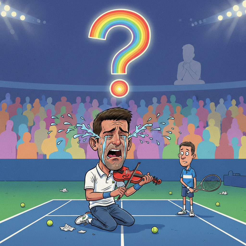 Djokovic Narrowly Avoids Existential Crisis After Facing Opponent Who Also Owns A Tennis Racket