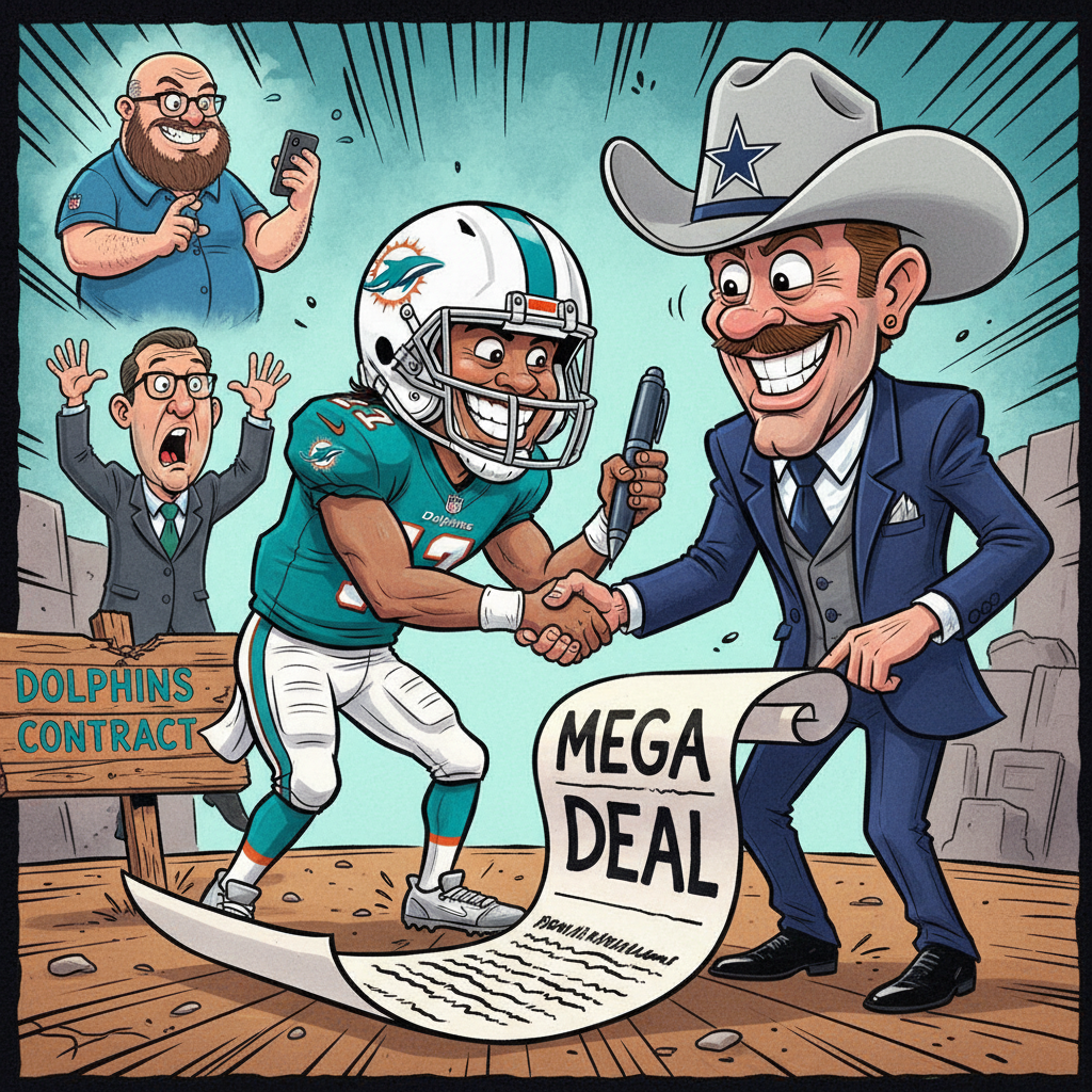 Tua Tagovailoa Signs Historic Deal With NFC Team, Reportedly While Still Under Dolphins Contract