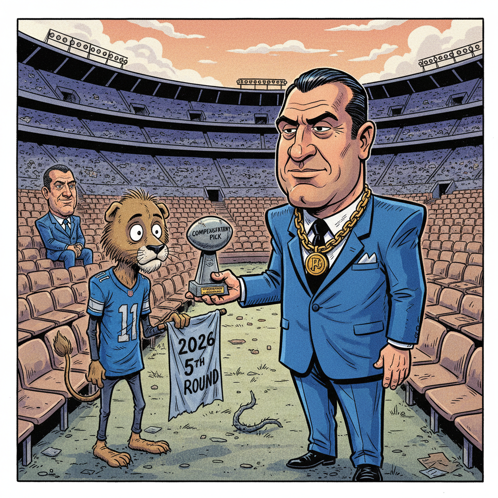 NFL Awards Lions Compensatory Pick For Their Continued Existence