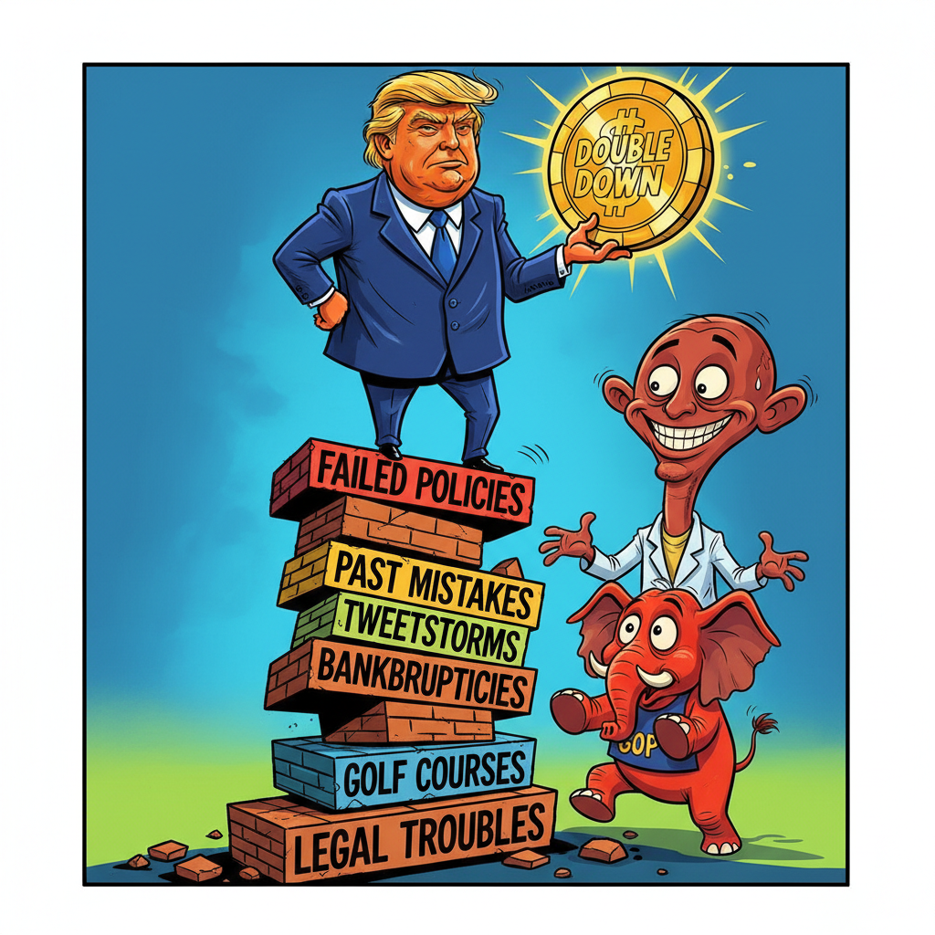 Trump Unveils New GOP Strategy: Double Down On Everything That Didn't Work Last Time