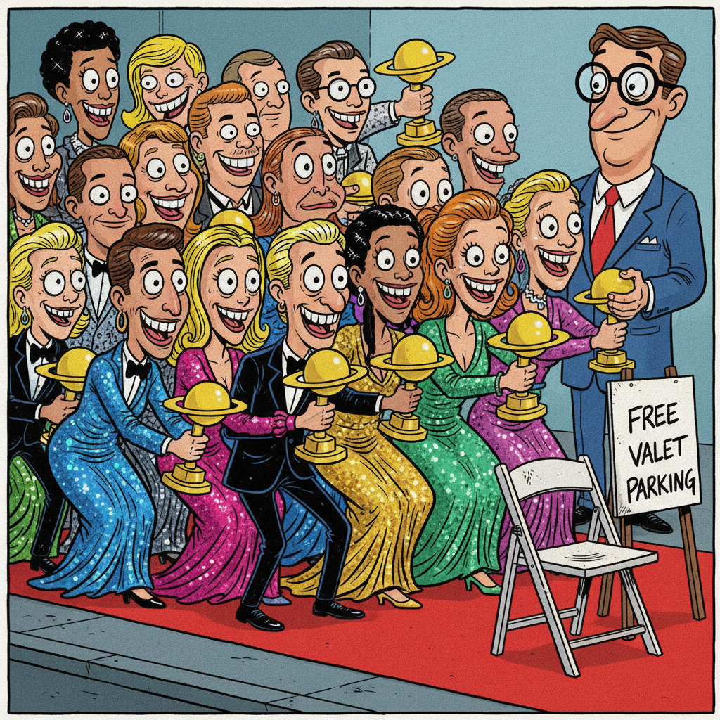 A-List Celebrities Reportedly Just Happy To Be Invited To Any Awards Show