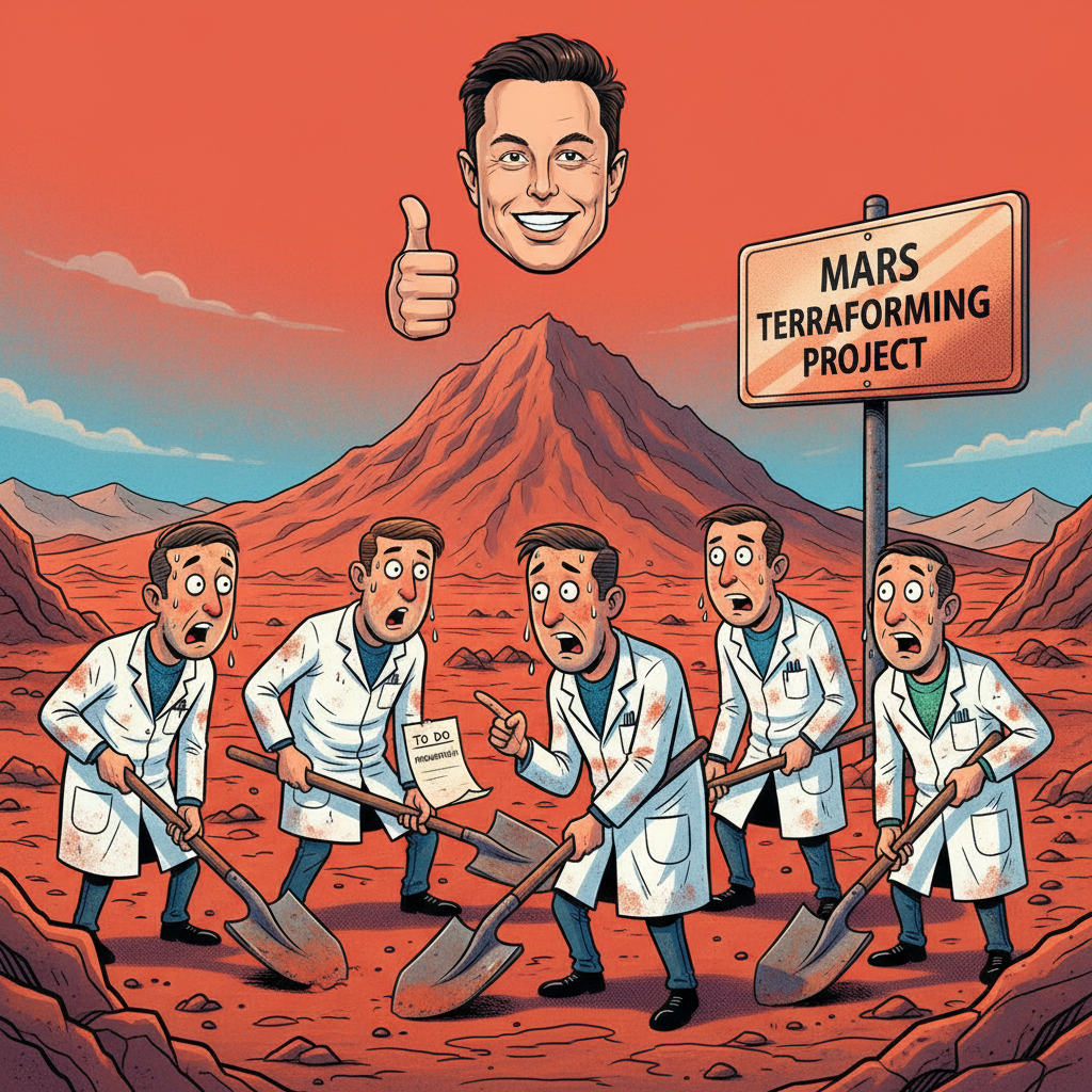 Mars Terraforming Project Halted After Engineers Realize It Requires Actual Work